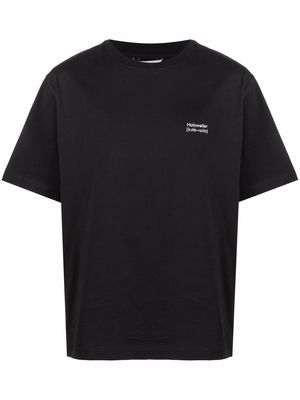 Holzweiler logo-print T-shirt - Black