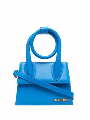 Jacquemus Le Chiquito Nœud tote bag - Blue