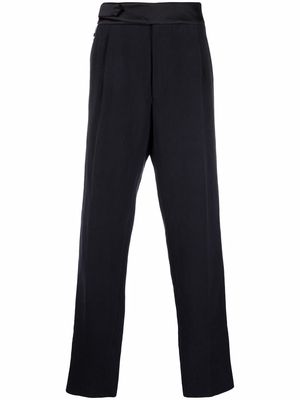 Giorgio Armani tailored dinner suit trousers - Black