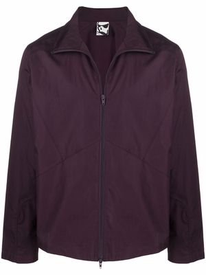 GR10K lightweight zip-up cotton jacket - Purple