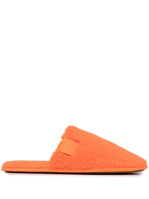LOEWE logo-patch slipper - Orange