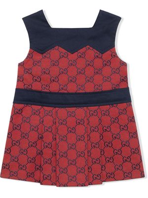 Gucci Kids GG pattern dress - Red