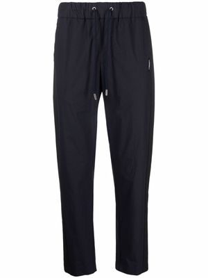 costume national contemporary tapered-leg cotton trousers - Blue