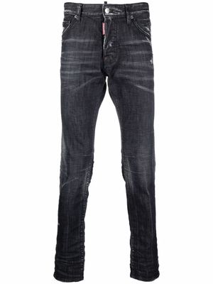 Dsquared2 distressed skinny-fit jeans - Black