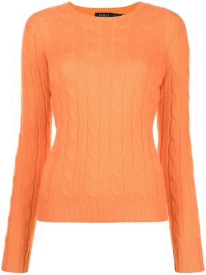 Polo Ralph Lauren cable-knit cashmere jumper - Orange