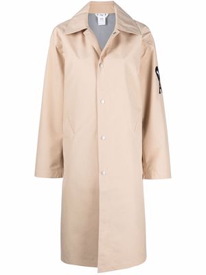 PUMA x Ami single-breasted raincoat - Neutrals