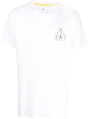 Moose Knuckles graphic-print short-sleeved T-shirt - White