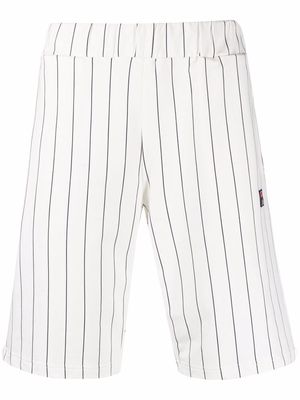 Fila Borg striped shorts - White