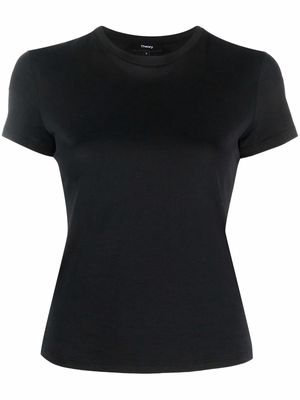 Theory short-sleeve pima cotton T-shirt - Black