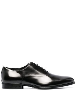 Cesare Paciotti leather Oxford shoes - Black