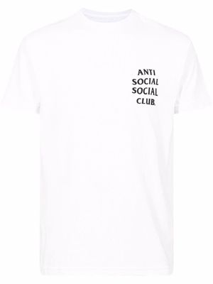 Anti Social Social Club logo-print T-shirt - White