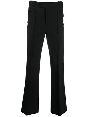 Ernest W. Baker high-waisted flared trousers - Black