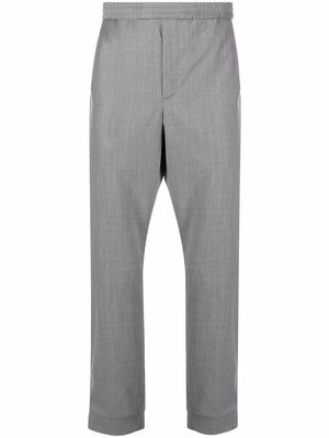 Neil Barrett zip ankles tapered trousers - Grey