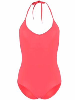Isabel Marant tie-fastened halterneck swimsuit - Pink
