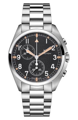 Hamilton Khaki Aviation Pilot Chronograph Bracelet Watch