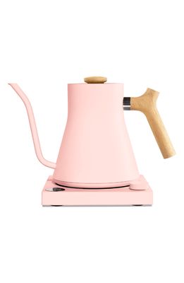 Fellow Stagg EKG Electric Pour Over Kettle in Warm Pink W/Maple Accents
