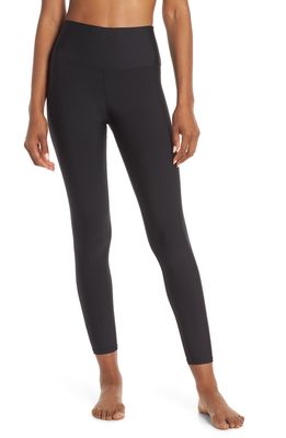 Alo Airlift High Waist Midi Leggings in Black