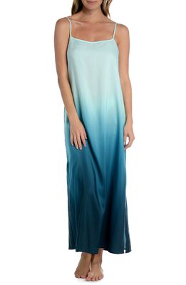 La Blanca Oasis Ombre Cover-Up Dress in Turquoise