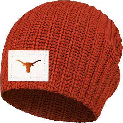 Women's Love Your Melon Texas Orange Texas Longhorns Knit Beanie in Burnt Orange
