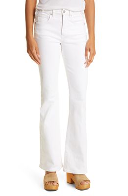 Veronica Beard Beverly Skinny Flare Jeans in White