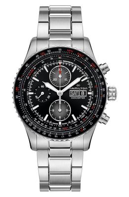 Hamilton Khaki Aviation Converter Converter Chronograph Bracelet Watch