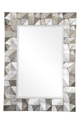 Renwil Scape Mirror in Metallic Silver