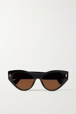 Fendi - Cat-eye Acetate Sunglasses - Black