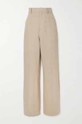 Jacquemus - Sauge Linen Straight-leg Pants - Neutrals