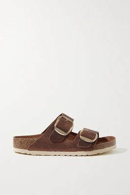Birkenstock - Arizona Oiled Leather Sandals - Brown