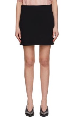 GAUCHERE Black Villy Miniskirt