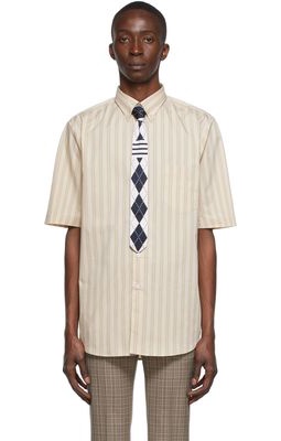 Ernest W. Baker Beige Cotton Shirt