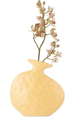 PROJECT 213A Yellow Flat Vase, 1.1 L