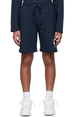 Helmut Lang Navy Cotton Shorts