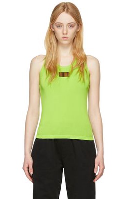 VTMNTS Green Barcode Tank Top