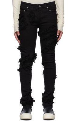 Rick Owens Drkshdw Black Slim Jeans