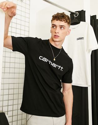 Carhartt WIP Script t-shirt in black