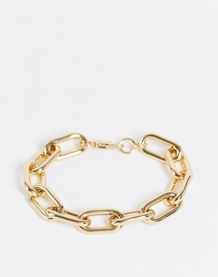 & Other Stories chunky chain bracelet in gold