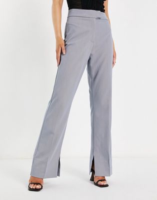 4th & Reckless tailored flared pants in pastel blue - part of a set