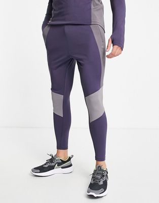 ASOS 4505 super skinny training sweatpants with contrast panels-Black