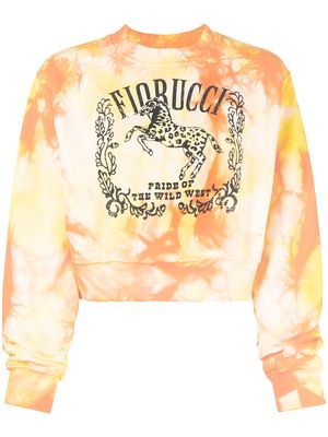 Fiorucci Pride of The Wild West tie-dye hoodie - Orange