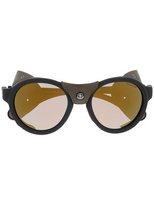 Moncler Eyewear round frame sunglasses - Black