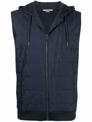 BOSS recycled polyester-blend gilet jacket - Blue