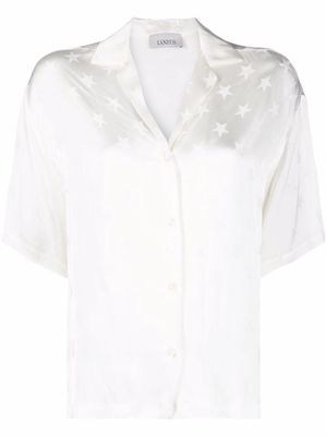 Laneus star-print short-sleeve shirt - Neutrals