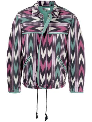 Isabel Marant jacquard drawstring jacket - Pink
