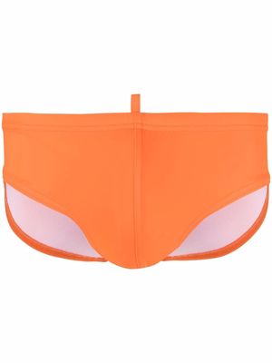 Dsquared2 logo-print swim trunks - Orange