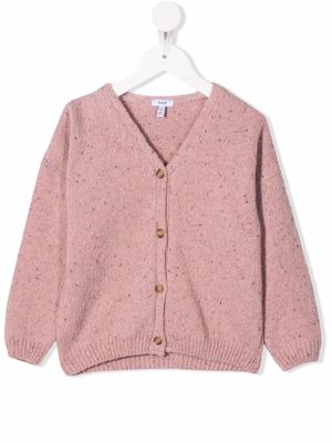 Knot Armandine speckle-knit cardigan - Pink