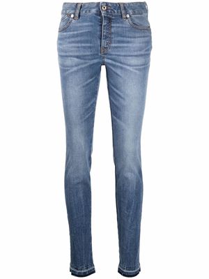 Just Cavalli mid-rise slim-cut jeans - Blue