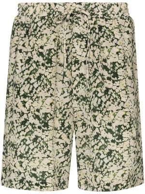 Nanushka Doxxi mould-print shorts - Green