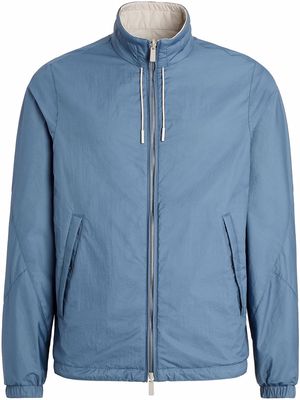 Ermenegildo Zegna reversible zip-up jacket - Blue