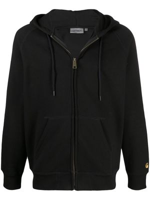 Carhartt WIP logo-detail hooded jacket - Black